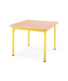 Stół przedszkolny BAMBINO SL-R kwadrat 1-4 650x650