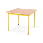 Stół przedszkolny BAMBINO SL-R kwadrat 1-4 650x650